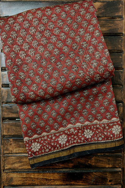 Block Printed Saree - Matkatus