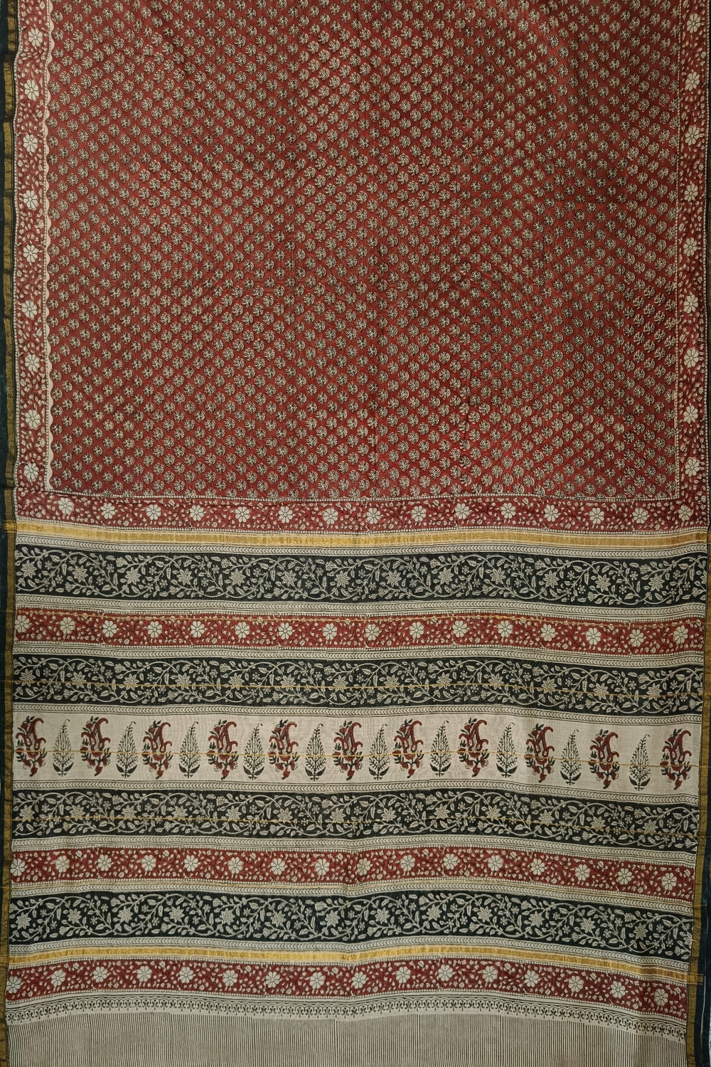 Bagru Print Saree - Matkatus
