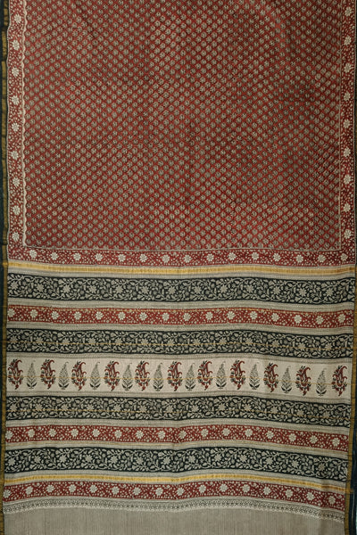 Bagru Print Saree - Matkatus