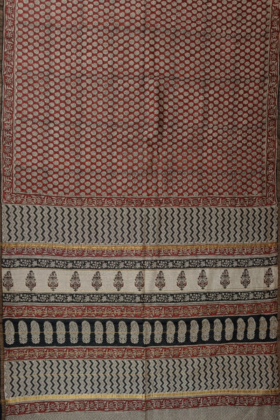 Bagru Print Saree - Matkatus