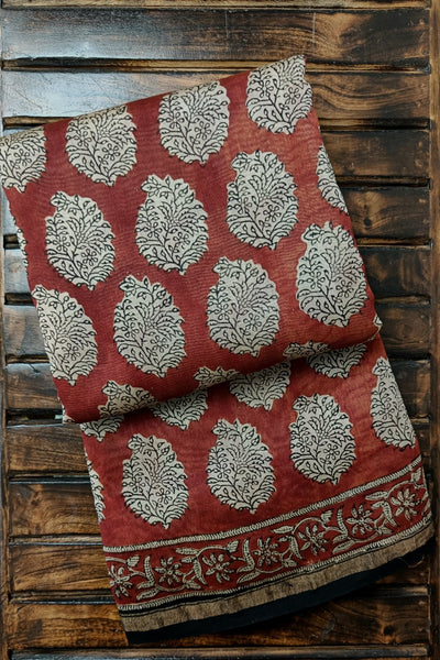 Block Printed Saree - Matkatus