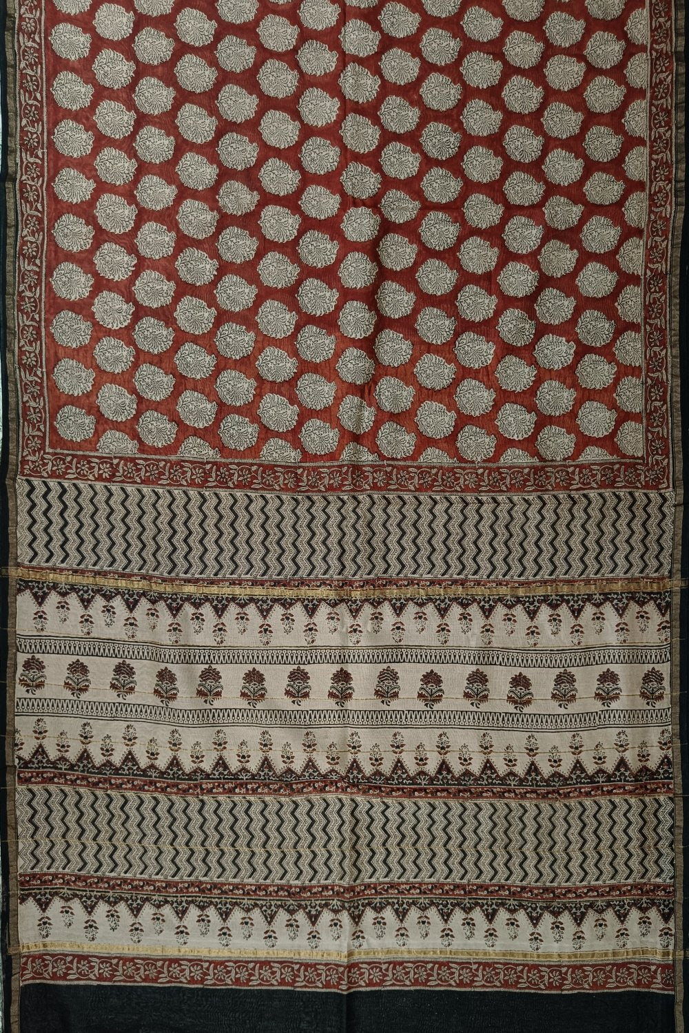 Bagru Print Saree - Matkatus