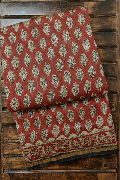 Block Printed Saree - Matkatus