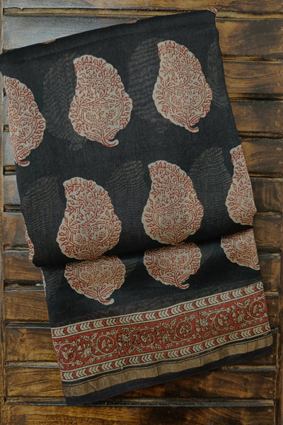 Block Printed Saree - Matkatus