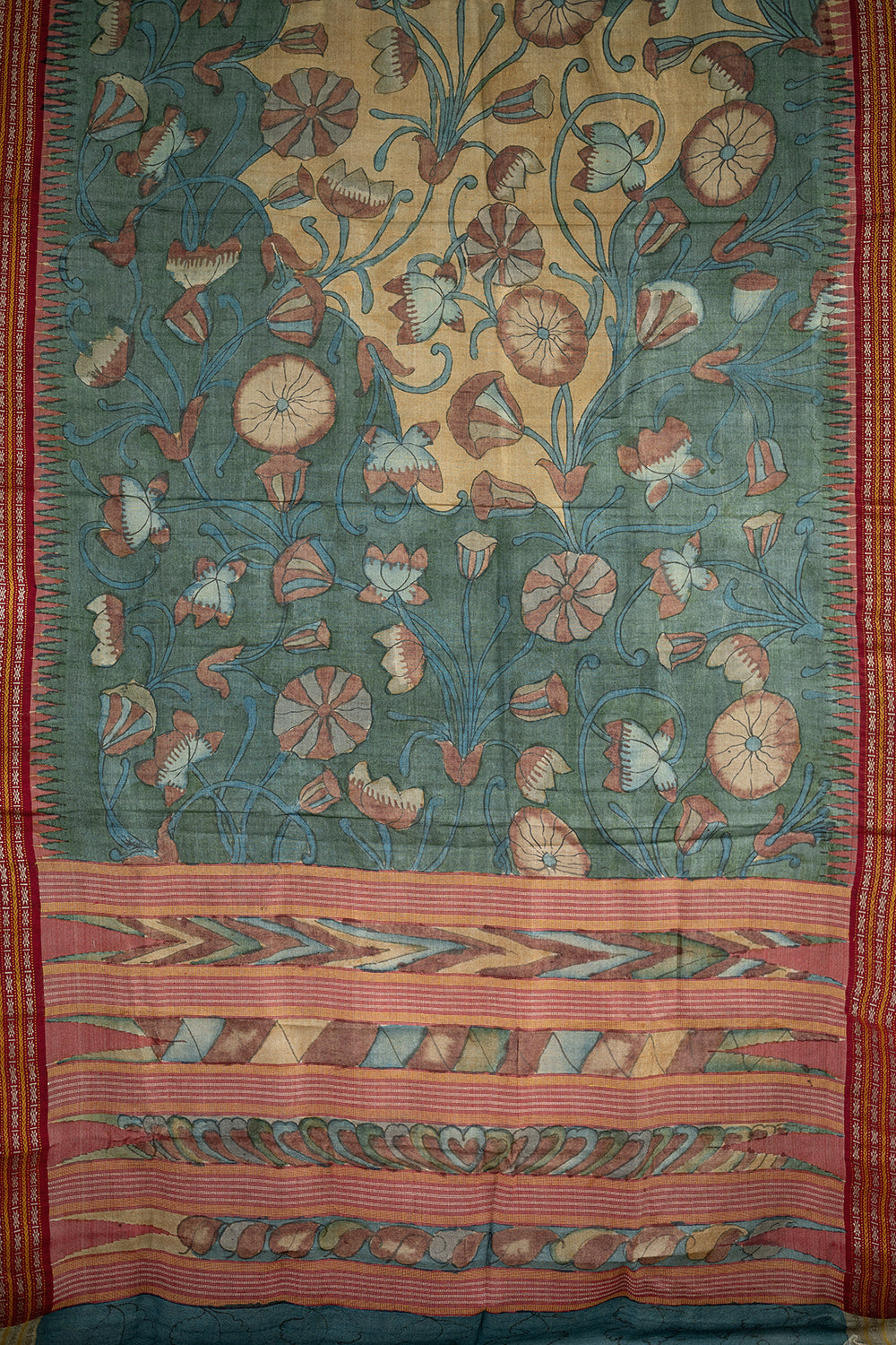 Pen Kalamkari Sarees  - Matkatus 