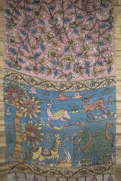 Pen Kalamkari Sarees  - Matkatus 