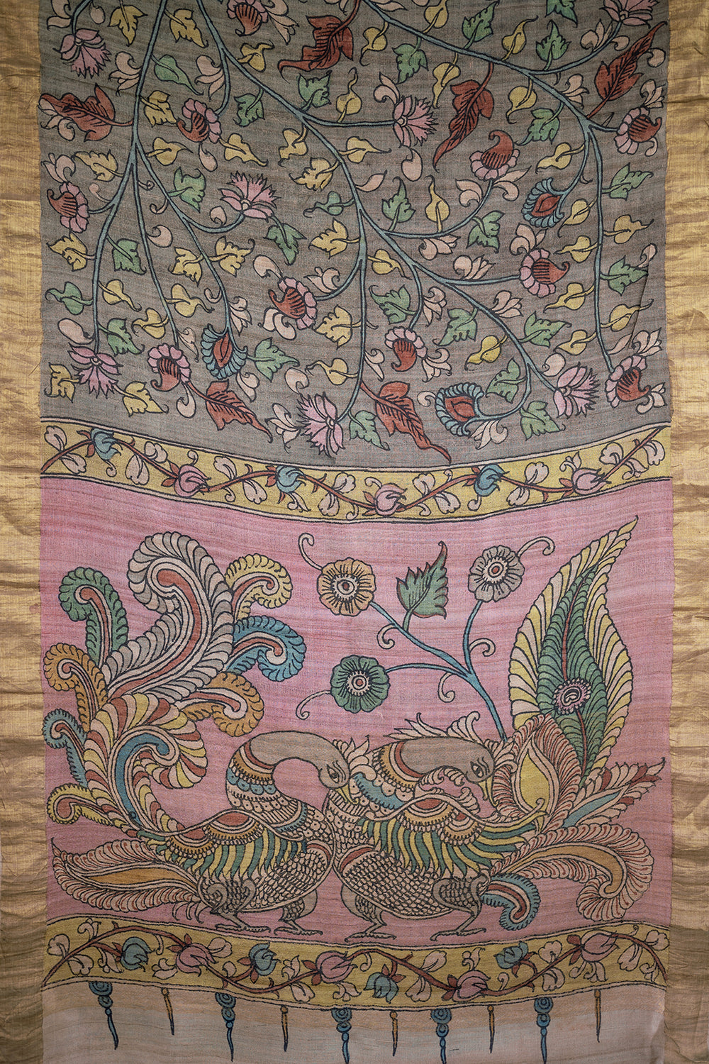 Pen Kalamkari Sarees  - Matkatus 