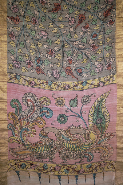 Pen Kalamkari Sarees  - Matkatus 