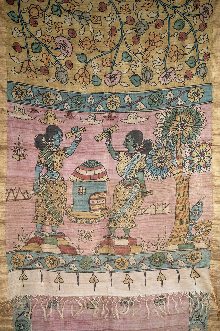 Pen Kalamkari Sarees  - Matkatus 