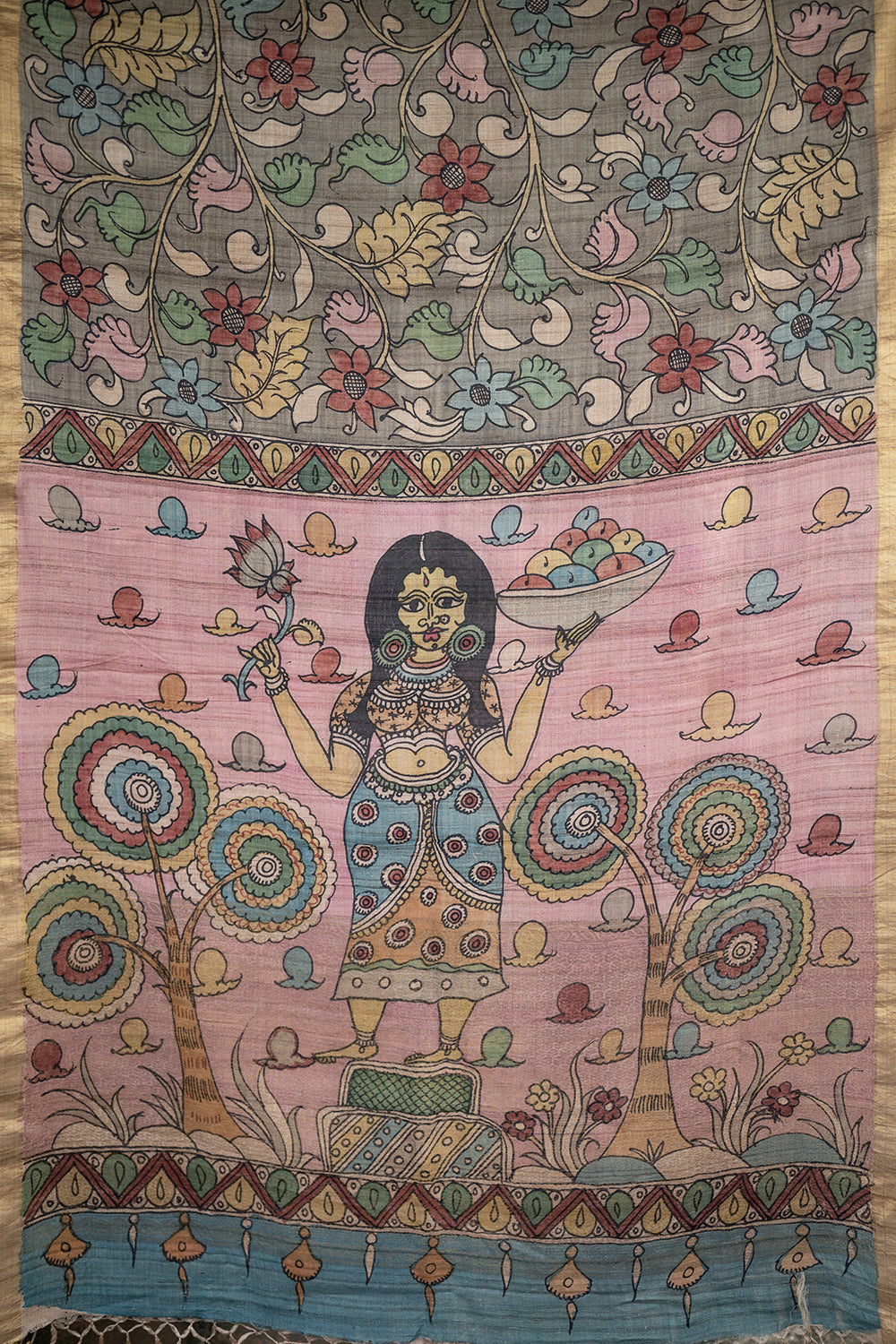 Pen Kalamkari Sarees  - Matkatus 