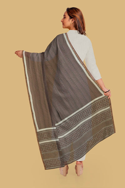 Block Printed Dupattas - Matkatus 