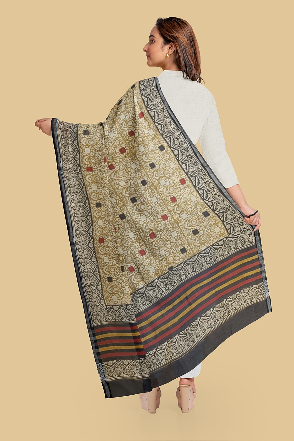 Chanderi Dupatta - Matkatus 