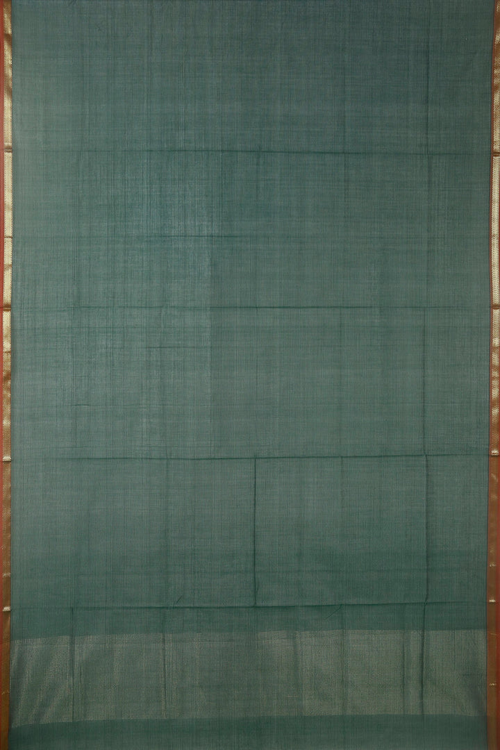 Green Ikat Silk Top & Silk Dupatta