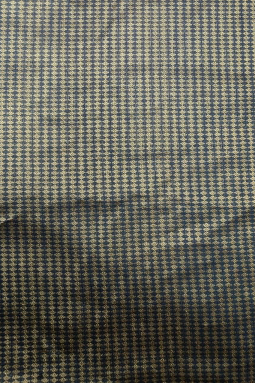 Dark Bluish Grey Banarasi Munga Fabric