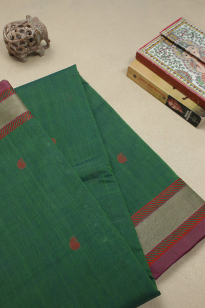 Kanchi Cotton Saree - Matkatus