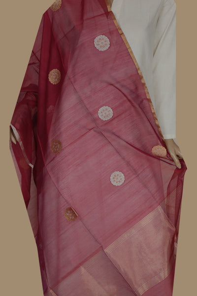 Maheshwari  Silk Cotton Dupattas - Matkatus 