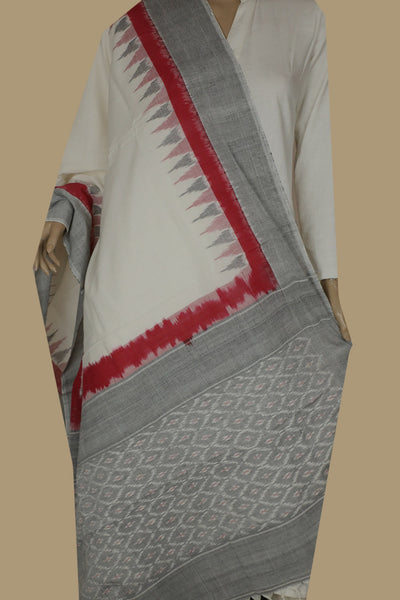 Ikat Cotton Dupatta - Matkatus