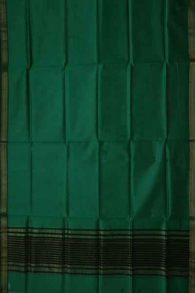Dark Spring Green Maheshwari Silk Cotton Dupatta