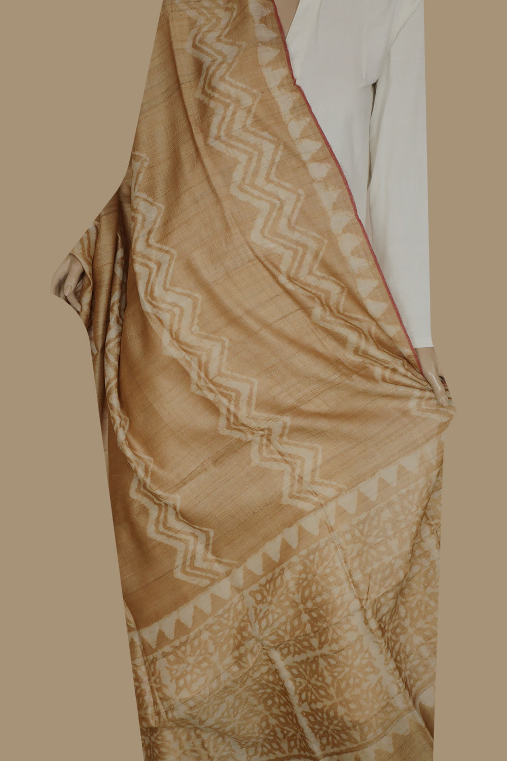 Tussar Silk Dupatta - Matkatus