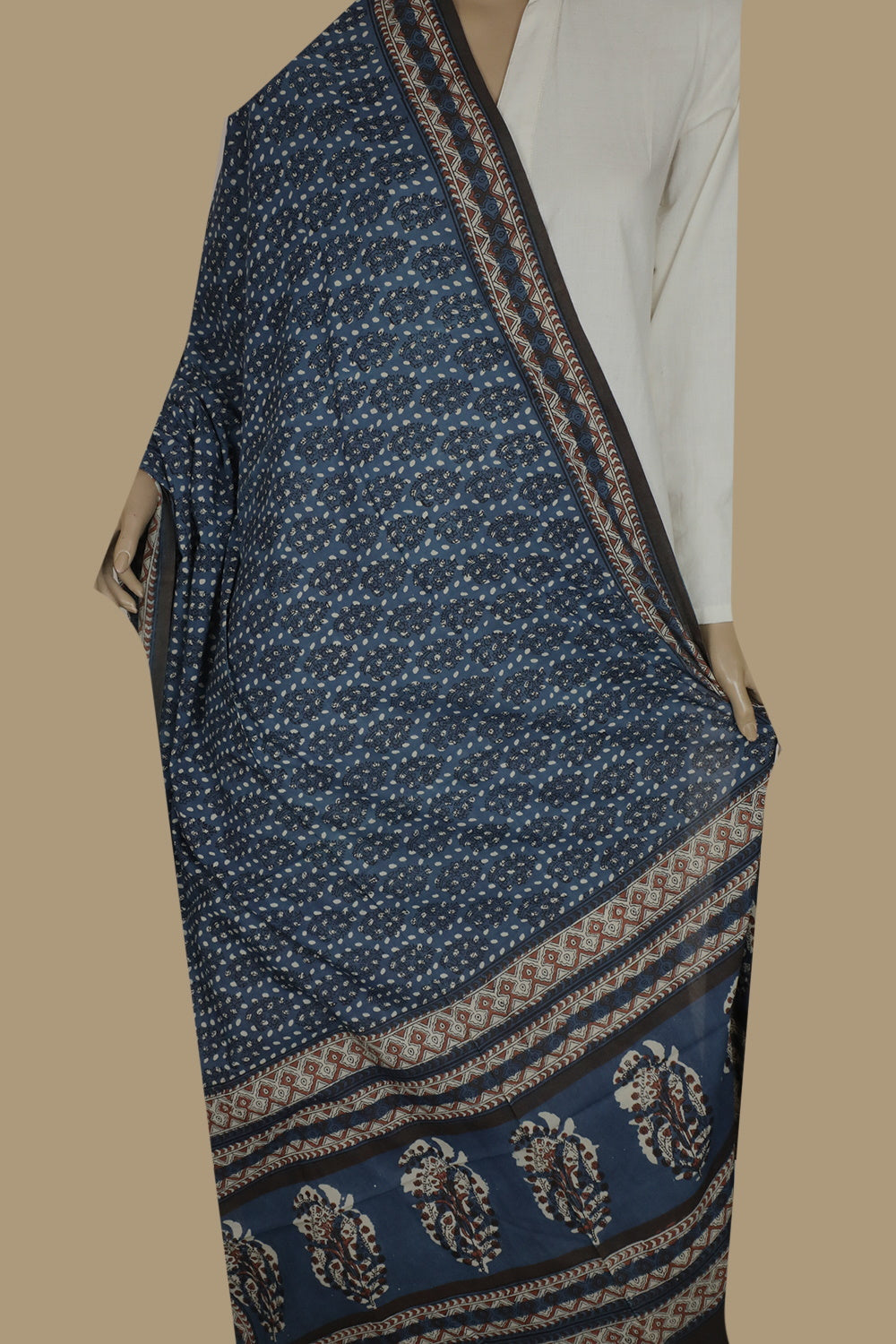 Block Printed Dupattas - Matkatus