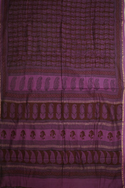 Printed Silk Cotton Saree - Matkatus