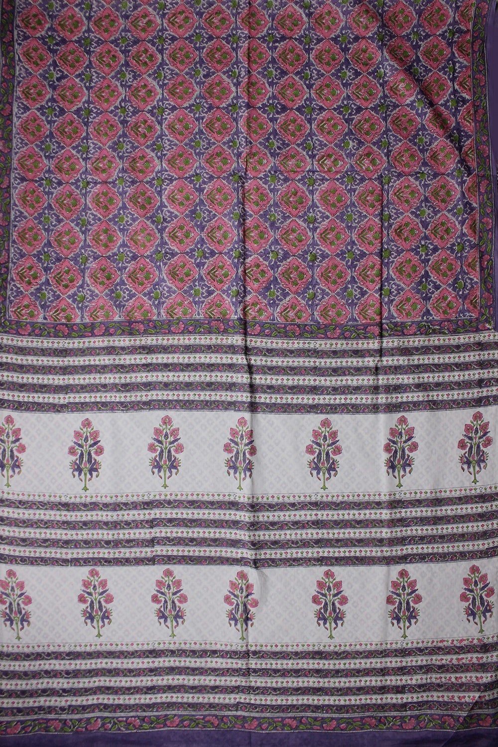 Block Printed Saree - Matkatus
