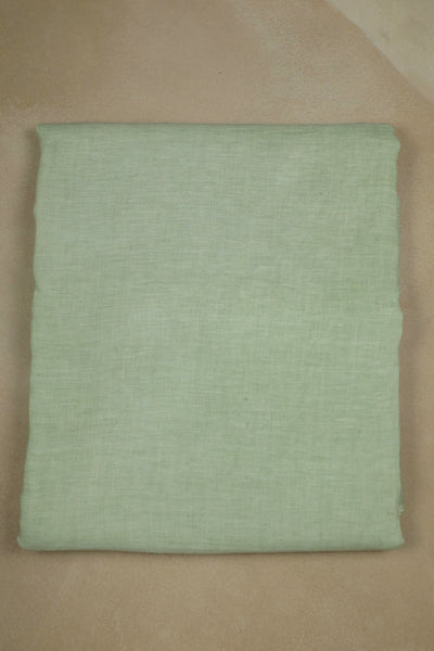 Baby Green Plain Linen Fabric - 1m