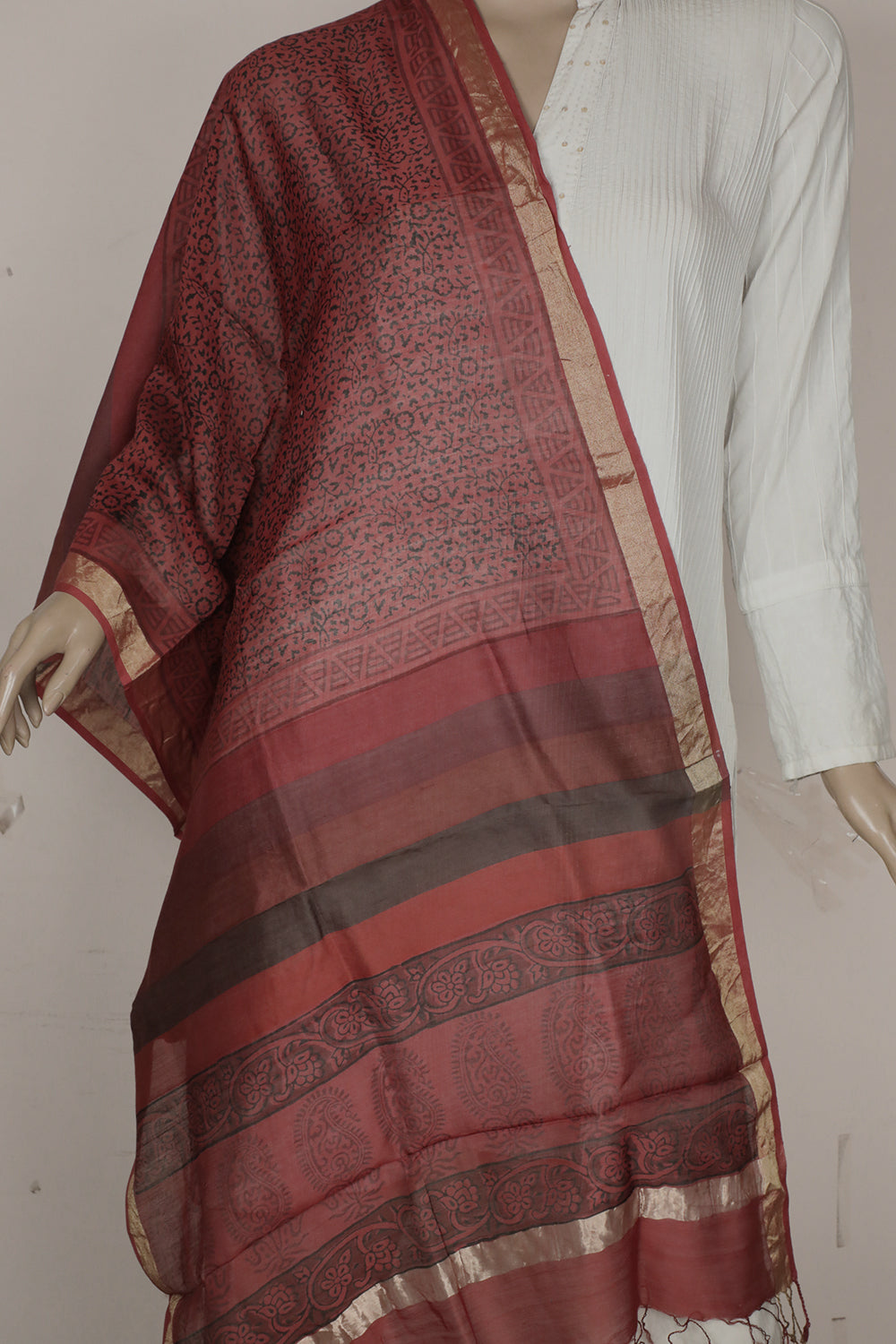 Silk Cotton Stole - Matkatus