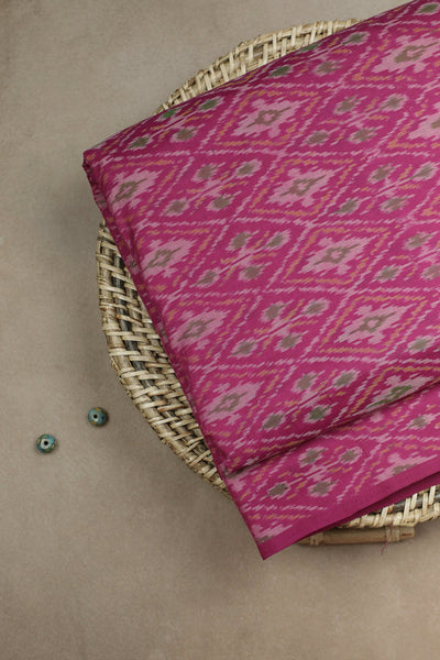 Ikat Silk Cotton Fabrics-Matkatus