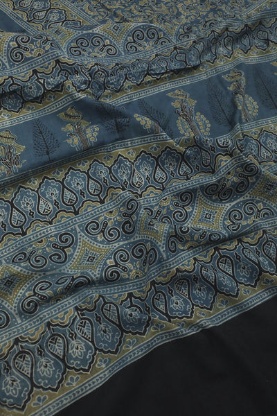 Ajrak Mul Cotton Saree - Matkatus