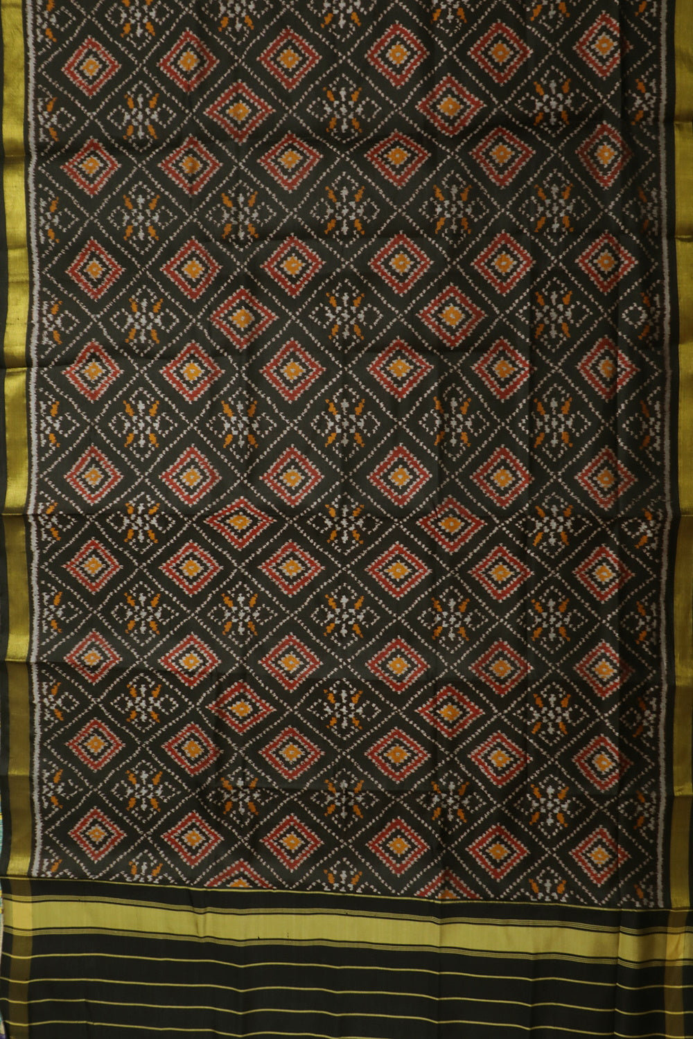 Ikat Silk Dupatta - Matkatus