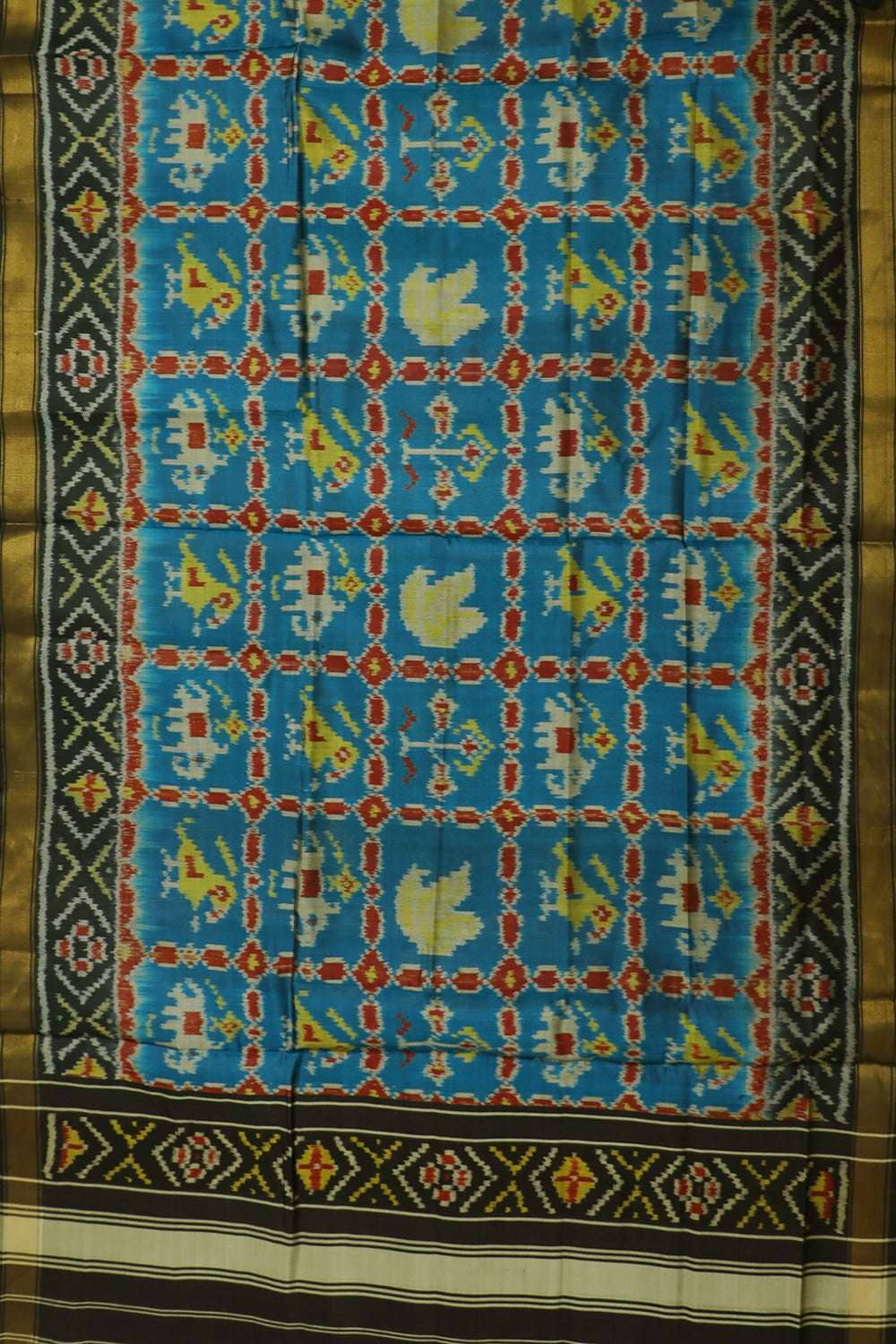 Ikat Silk Dupatta - Matkatus